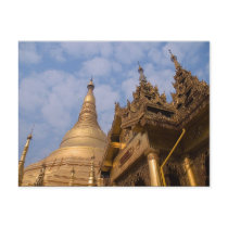 Shwedagon Paya Postcard by SabineSt Shwedagon Paya Postcard