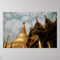 Shwedagon Paya Print