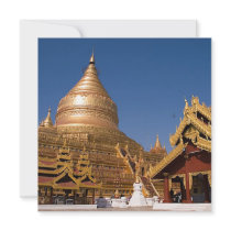 Shwezigon Paya Card / Invitation by SabineSt Shwezigon Paya Card / Invitation
