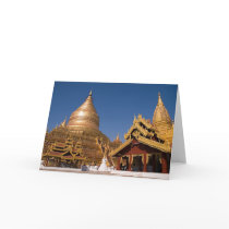 Shwezigon Paya • Greeting Card