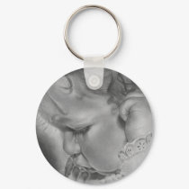 Shy Baby Keychain