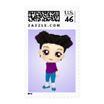 Shy Chibi Girl Custom Postage
