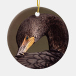 shy cormorant christmas tree ornaments