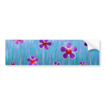 Shy Daisies Bumber Sticker Bumper Stickers
