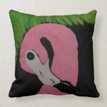 Shy flamingo pillow pillows