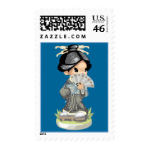 Shy Girl stamps