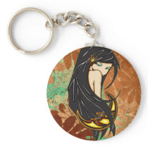 Shy Moonlight Maiden Key Chains