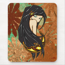 Shy Moonlight Maiden Mousepad