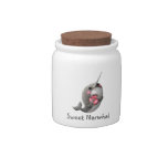 Shy Narwhal with Donut Candy Jars