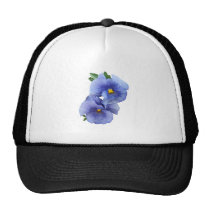 Shy Pansy Couple hats