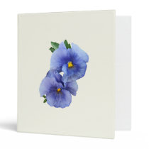 Shy Pansy Couple binders