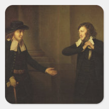 Shylock and Tubal from Act III, Scene ii of 'The M Square Stickers
