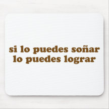 si lo puedes soñar. mousepad