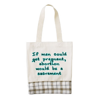 Si los hombres podrían conseguir embarazadas, el bolsa tote zazzle HEART