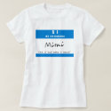 "Si, mi chiamano Mimi" t-shirts