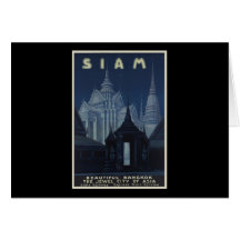 Siam Beautiful Bangkok Greeting Card