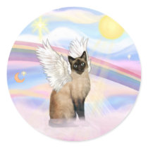 Siamese 22 - Clouds Round Stickers
