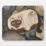 Siamese Amongst the Rocks Mousepad