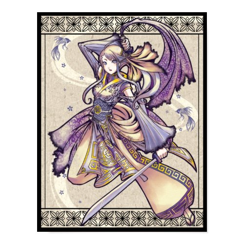 Siamese Blade Dance poster print