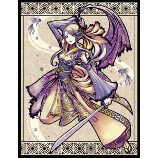 Siamese Blade Dance Poster Print print