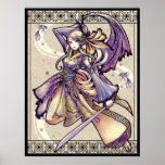 Siamese Blade Dance Poster Print
