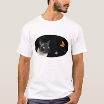 Siamese & Butterflies t-shirts