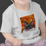 Siamese Cat Art Fire and Ice painting Shirts