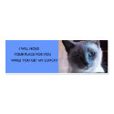 Siamese Cat Bookmark business cards by joanspouse Siamese Cat Bookmark business cards