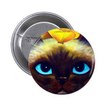 SIAMESE CAT BUTTON buttons