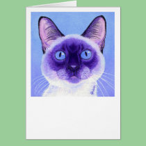 Siamese Cat Card cards
