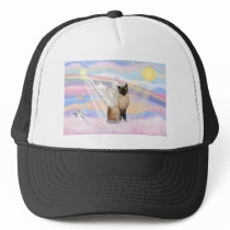 Siamese Cat - Clouds Trucker Hat