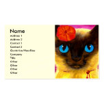 Siamese Cat Feline Art Painting - Multi Business Cards