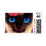 Siamese Cat Feline Pet Painting - Multi Stamps