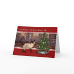 Siamese Cat - Frohe Weihnachten German Card