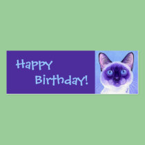 Siamese Cat Gift Tag business cards