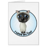 Siamese Cat - I Love My Cat