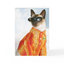 Siamese Cat in Shades cards by knichols1109 Siamese Cat in Shades cards