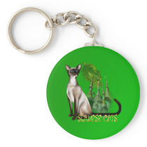 Siamese Cat  Keychain