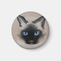 Siamese Cat Magnet