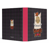 Siamese Cat Mom Binder 1.0"