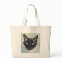 Siamese Cat Murphy Canvas Bags