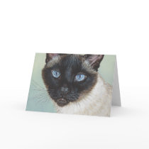 Siamese Cat Murphy Greeting Cards