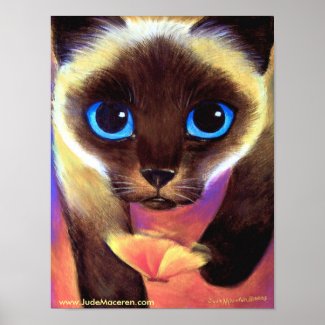 Siamese Cat Poster - 104 Follow Me