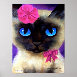 Siamese Cat Poster - 155 CHARMING