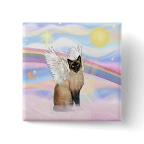 Siamese Cat - Twilght buttons by catartgifts Siamese Cat - Twilght buttons