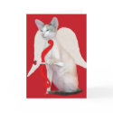 Siamese Cupid Valentine's Day Greeting Card