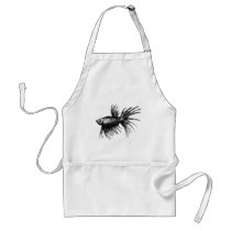 Siamese fighting fish- Betta splendens Apron