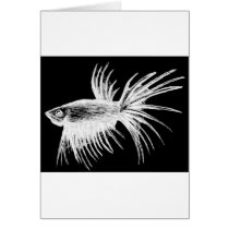 Siamese fighting fish- Betta splendens Cards