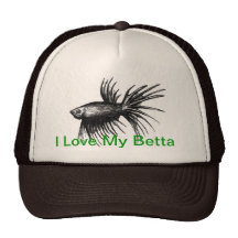 Siamese fighting fish- Betta splendens Mesh Hats