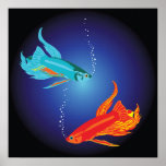 Siamese Fighting Fish Print